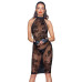 Сукня Noir Handmade F240 Midi tulle dress with velvet straps, XXL