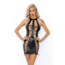 Сукня з мокрим ефектом Noir Handmade F291 Powerwetlook dress with double lace-up front, S