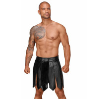 Чоловіча спідниця гладіатора Noir Handmade H053 Eco leather men's gladiator skirt, L, екошкіра