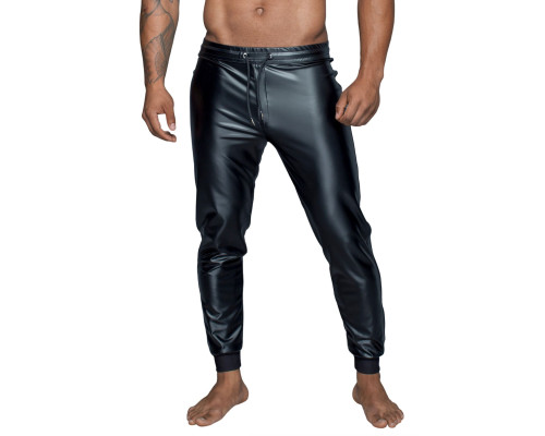 Чоловічі трегінси Noir Handmade H063 Powerwetlook treggings, XXL, мокрий ефект