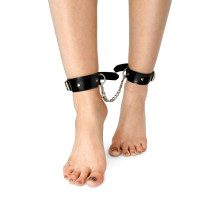 Поножі з екошкіри Art of Sex - Legcuffs Emoji