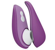 Вакуумний кліторальний стимулятор Womanizer Liberty 2 Purple, 8 режимів, магнітна кришечка