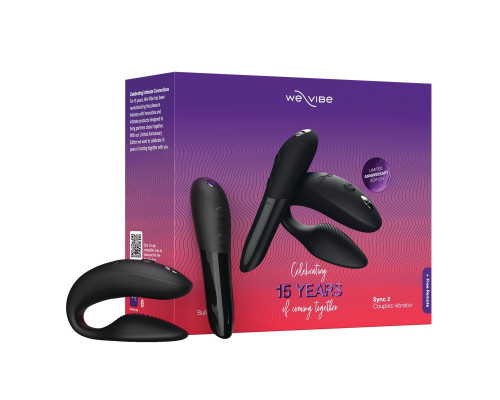 Подарунковий набір We-Vibe 15 Year Anniversary Collection, смарт-вібратор для пар + віброкуля
