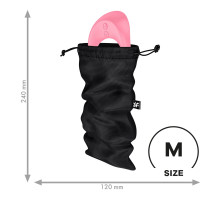 Мішок для секс-іграшок Satisfyer Treasure Bag M, чорний, на шнурку