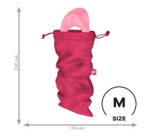Мішечок для секс-іграшок Satisfyer Treasure Bag M, рожевий, на шнурку