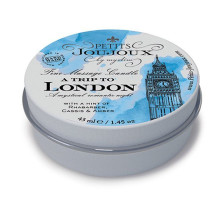 Масажна свічка Petits Joujoux - London - Rhubarb, Cassis and Ambra (43 мл) з афродизіаками