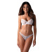 Комплект Obsessive Alissium 2-pcs set, XL/2XL, мереживо, ліф з м’якою чашкою, трусики танга