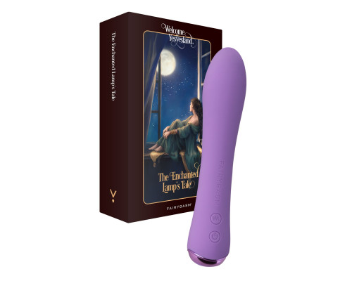 Вібратор з підігрівом FairyGasm WowGenie violet, підігрів до 42 °C
