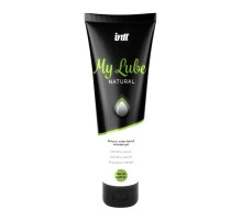 Лубрикант на водній основі Intt My Lube Natural, 100 мл, натуральний склад, без запаху, нелипкий