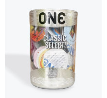 Набір презервативів ONE Classic Select Contest Collection, 100 шт, зі змазкою, паковання-тубус