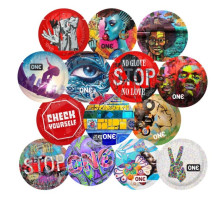 Презерватив ONE Street Art Collection, 1 шт, гладенький, зі змазкою, дизайнерське паковання