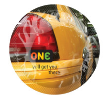 Презерватив ONE Color Sensations ONE will get you there, 1 шт, жовтий, гладенький, зі змазкою