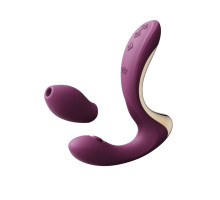 Вібратор-пульсатор з вакуумною насадкою Zalo – Talis G-Spot PulseWave Vibrator Velvet Purple