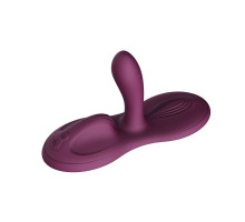 Sit-on-top смарт-вібратор Zalo – Flora Smart Vibrating Pad Velvet Purple, 9 моторів