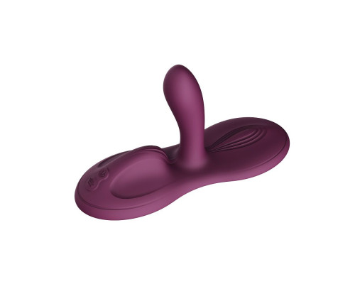 Sit-on-top смарт-вібратор Zalo – Flora Smart Vibrating Pad Velvet Purple, 9 моторів