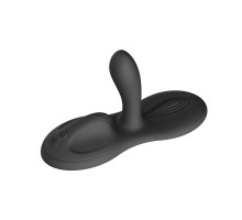Sit-on-top смарт-вібратор Zalo – Flora Smart Vibrating Pad Obsidian Black, 9 моторів