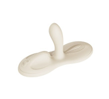 Sit-on-top смарт-вібратор Zalo – Flora Smart Vibrating Pad Ivory White, 9 моторів