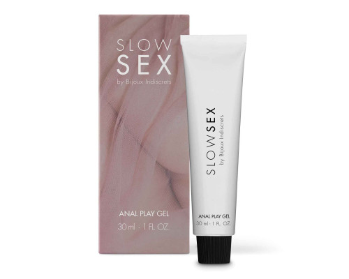 Анальний гель-змазка Bijoux Indiscrets Slow Sex Anal play gel (пом'яті паковання та тюбик!!!)