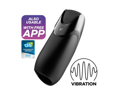 Смарт-мастурбатор з вібрацією Satisfyer Men Vibration+ (м'ята упаковка!!!)