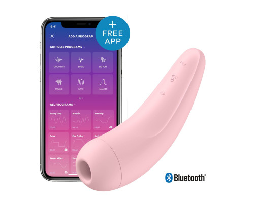 Вакуумний кліторальний стимулятор Satisfyer Curvy 2+ Pink (м'ята упаковка!!!)