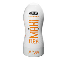 Мастурбатор Alive Maxi Flex L Generic, реалістичний вхід, рельєфний канал