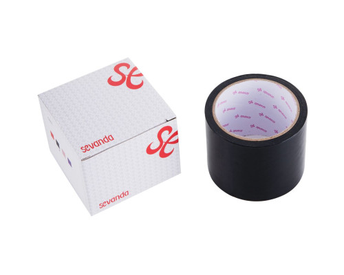 Скотч для бондажу LOCKINK SEVANDA Electrostatic Tape, чорна, 16 м