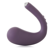 Преміум віброяйце зі стимуляцією клітора Je Joue - DUA Purple, керування зі смартфона, 2 мотори