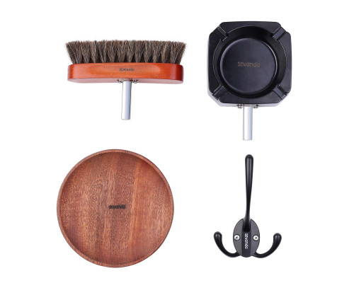 Набір для домінування LOCKINK SEVANDA Objectification Human Furniture Set, маска та 4 насадки