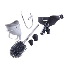 Набір для домінування LOCKINK SEVANDA Objectification Bathroom Set, маска та 4 насадки