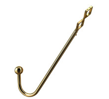 Анальний гак LOCKINK Golden Adjustable Anal Hook Set