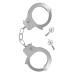Металеві наручники Fetish Tentation Adjustable metal wrist cuffs, 2 ключі
