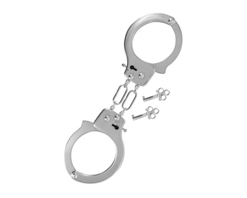 Строгі металеві наручники Fetish Tentation Soft adjustable metal wrist cuffs