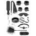 Набір для BDSM усе-в-одному Fetish Tentation SM Bondage Box in vegan leather, 10 предметів