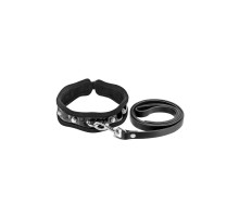 Повідець із нашийником Fetish Tentation Premium Patent Leather Choker & Leash