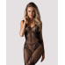 Бодістокінг Obsessive Bodystocking F241, S/M/L, сітка по всьому тілу, відкриті руки, відкрита спина