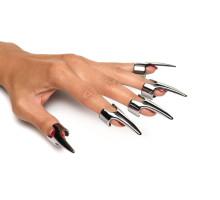 Набір кілець з кігтями Master Series Five-Piece Sensation Claw Rings - Silver