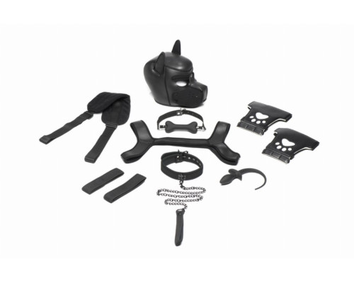 Набір BDSM цуценя Master Series Luxury Pup Arsenal Set - Black