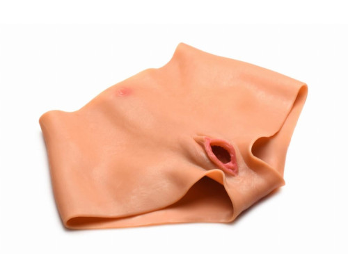 Накладна вагіна Master Series Silicone Vagina + Butt Panties - Medium
