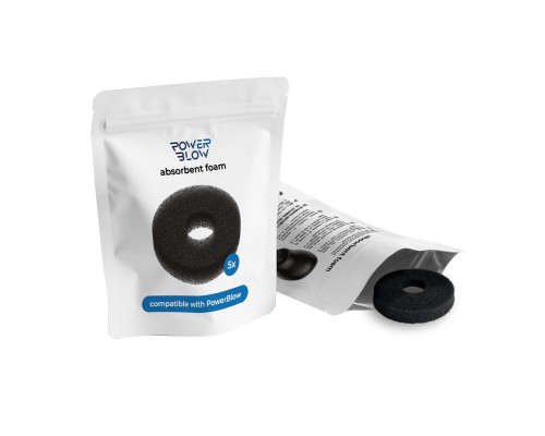 Поглинальна губка Kiiroo Powerblow Absorbent Foam 5 шт, для вакуумної насадки Powerblow