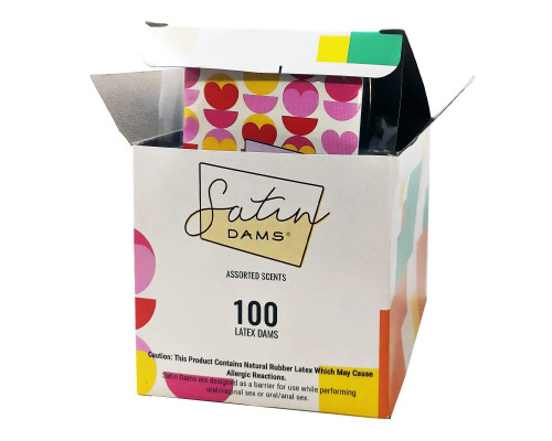Набір латексних серветок Satin Dams Assorted 100 шт