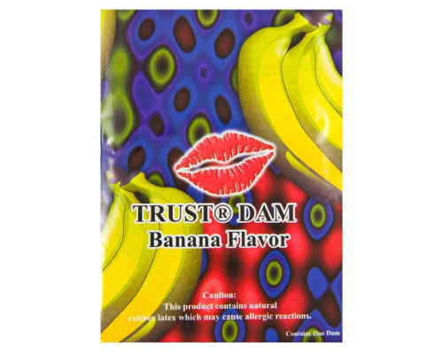 Латексна серветка Latex Dental Dams Banana 1 шт