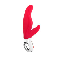 Вібратор-кролик для точки А Fun Factory LADY BI india red, 2 мотори, 12 режимів