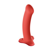 Фалоімітатор Fun Factory MAGNUM, помаранчевий, дуже гнучкий, довжина 18,3 см, діаметр 3,7 см