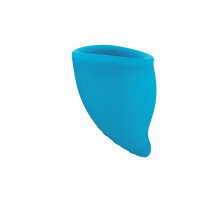 Менструальна чаша Fun Factory FUN CUP SIZE A, бірюзова, багаторазова, діаметр 4 см, об’єм 20 мл