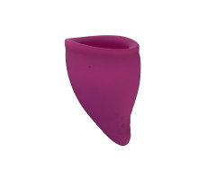 Менструальна чаша Fun Factory FUN CUP SIZE B, бордова, багаторазова, діаметр 4,3 см, об’єм 30 мл