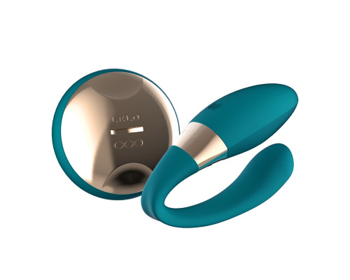 Вібратор для пар LELO Tiani Duo Ocean Blue, 2 мотори, пульт ДК