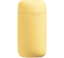 Мастурбатор TENGA PUFFY Custard Yellow, ультрам’який матеріал, багаторазовий, наскрізний