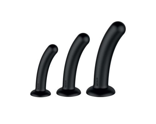 Набір дилдо Nexus Dilating Set (17 см, 15 см, 12,5 см)