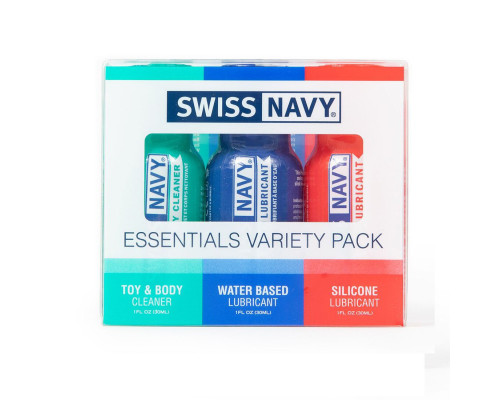Набір Swiss Navy Essentials Variety Pack 3 х 30 мл