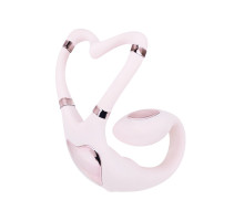 Смарт-вібратор для пар Adrien Lastic Venus + APP, подвійний, можна носити під одягом, 10 режимів